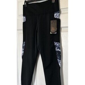 BSP Better Sports Performance Women's L Black Leggings Pockets Athleisure Pants